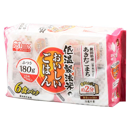 秋田県産あきたこまち 180g×6食