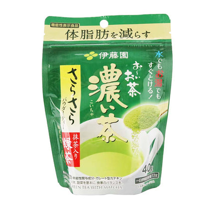 お～いお茶 濃い茶 さらさら抹茶入り緑茶 40g