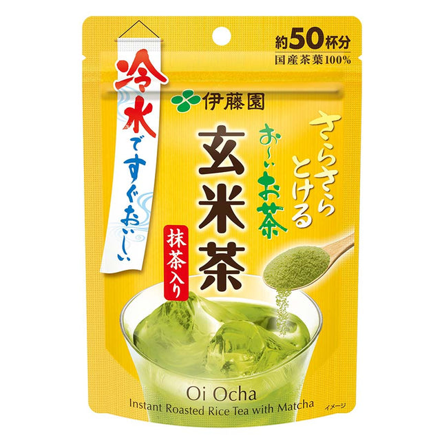 さらさらとける お~いお茶 玄米茶 抹茶入り 40g