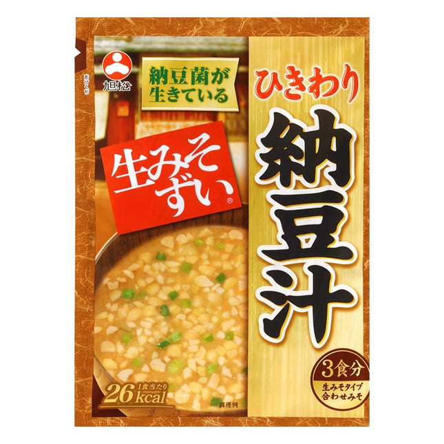 生みそずい ひきわり納豆汁 3食