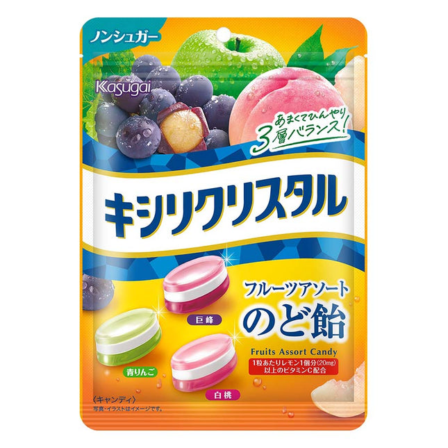 キシリクリスタルフルーツアソートのど飴 67g