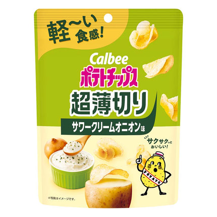 ポテトチップス 超薄切りサワークリームオニオン 40g