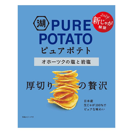 ピュアポテト オホーツクの塩と岩塩 55g