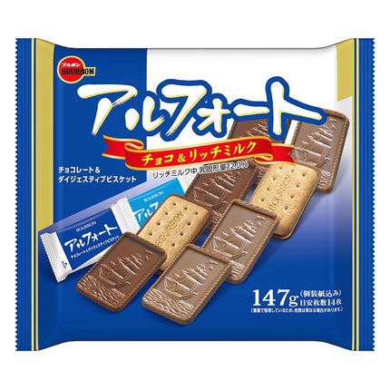 アルフォート チョコ&リッチミルク 147g