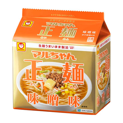 マルちゃん 正麺 味噌味 108g×5食パック