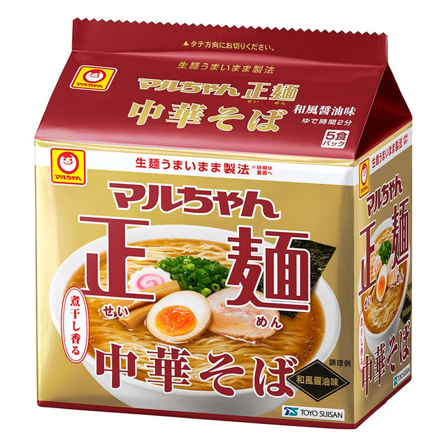 マルちゃん 正麺 中華そば 105g×5食