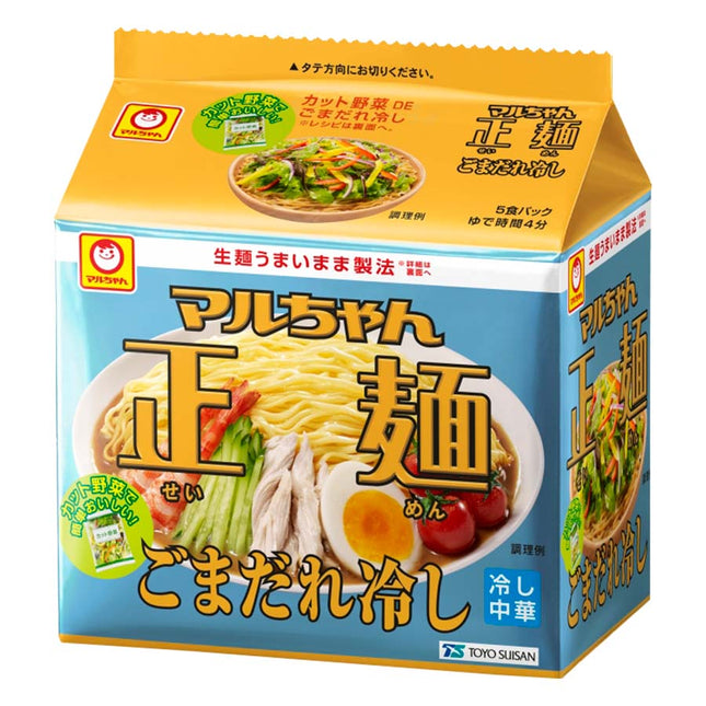 マルちゃん 正麺 ごまだれ冷し 120g×5食パック