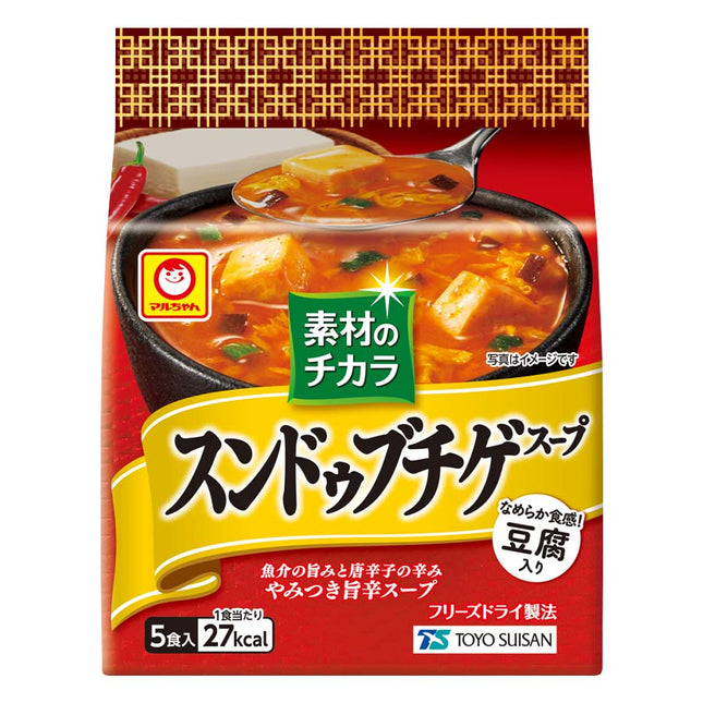 マルちゃん 素材のチカラ スンドゥブチゲスープ 5食入