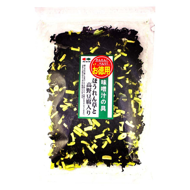 カネタ 味噌汁の具 ほうれん草と高野豆腐 お徳用140g