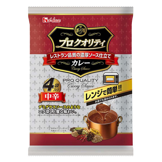 プロクオリティカレー 中辛 170g×4袋