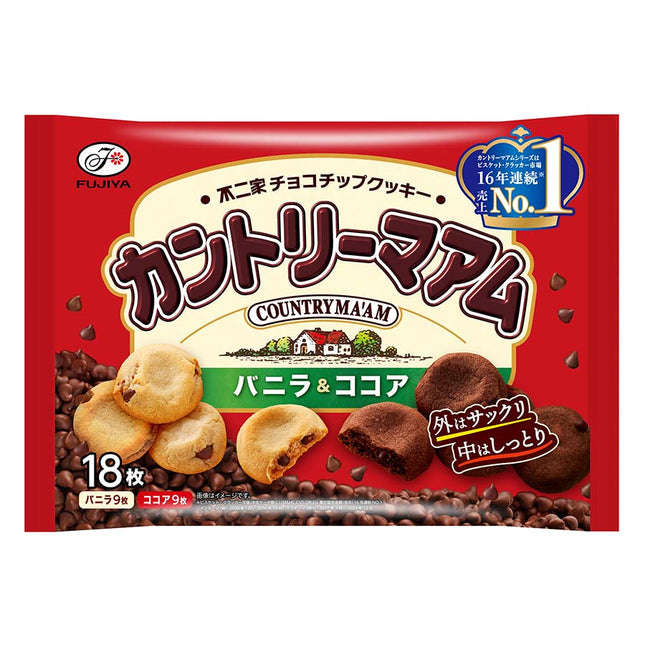 カントリーマアム バニラ&ココア 18枚