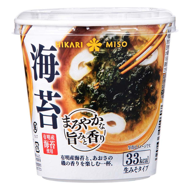 カップみそ汁 まろやかな旨みと香り 海苔