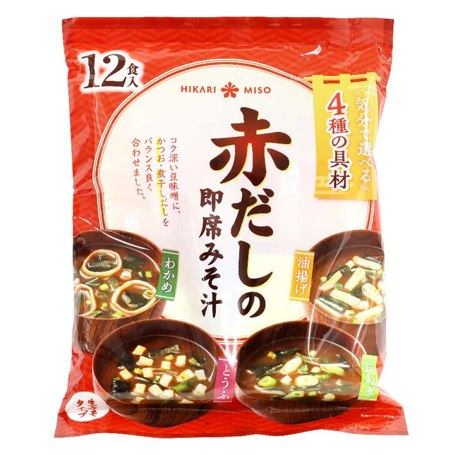赤だしの即席みそ汁 12食