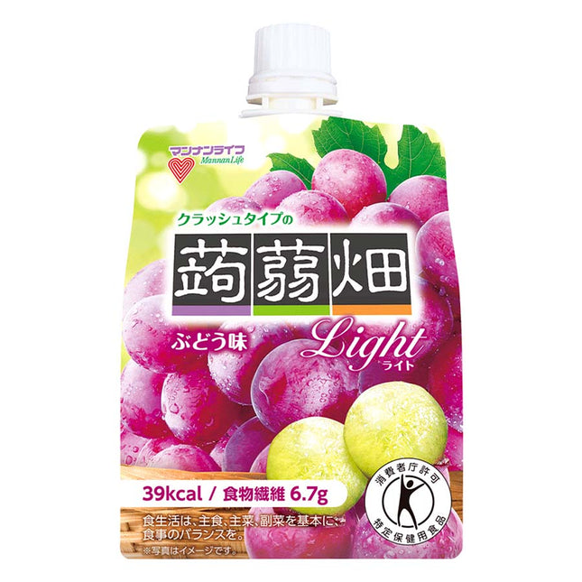 クラッシュタイプの蒟蒻畑ライト ぶどう味 150g