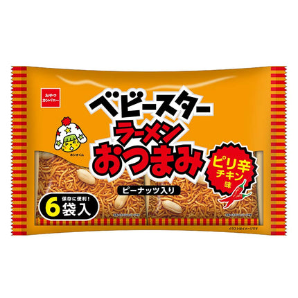 ベビースタラーメン おつまみピリ辛チキン 6袋 138g