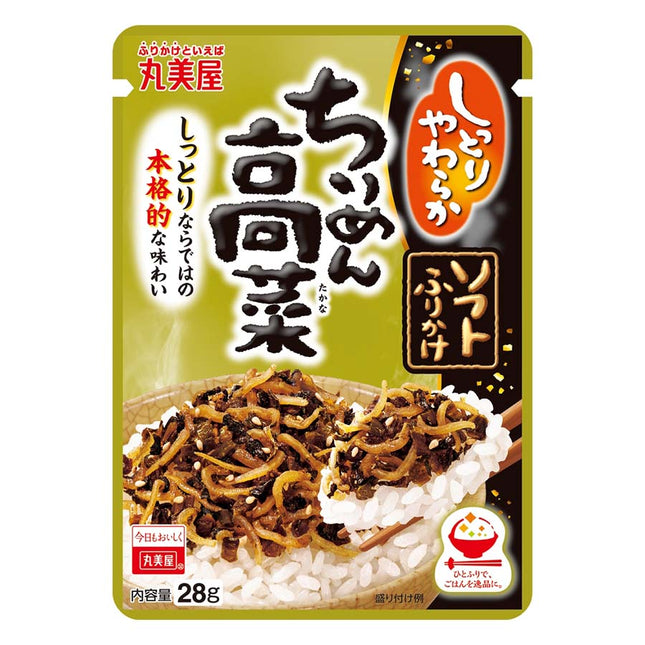 丸美屋 しっとりやわらかソフトふりかけ ちりめん高菜 28g
