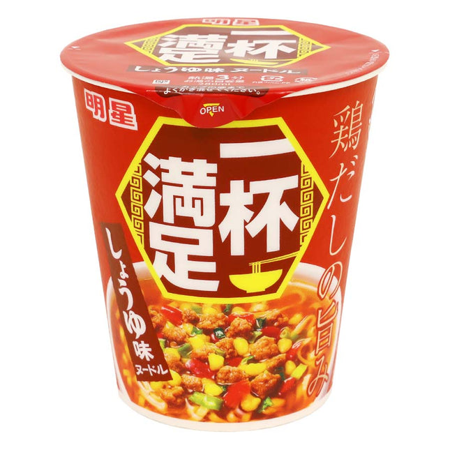 一杯満足 しょうゆ味ヌードル 60g