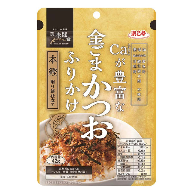 Caが豊富な金ごまかつおふりかけ 42g