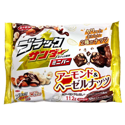 ブラックサンダーミニバー アーモンド&ヘーゼル 112g