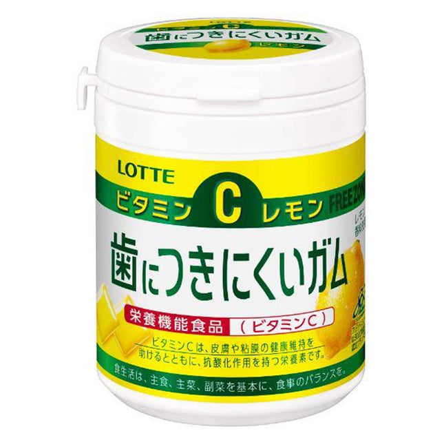 歯につきにくいガムレモン ボトル 138g