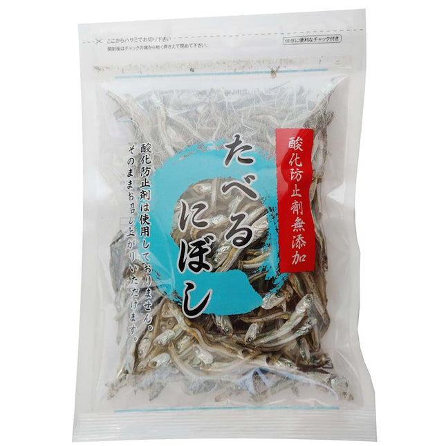 酸化防止剤無添加 国内産 たべるにぼし 80g