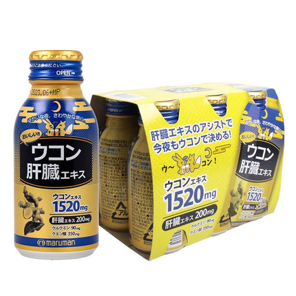 ウコンドリンク 肝臓エキス入 100ml×6