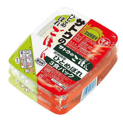 宮城県産ひとめぼれ 200g×3食パック