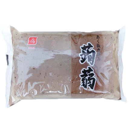 あく抜き済み 蒟蒻 黒 400g 国産原料使用