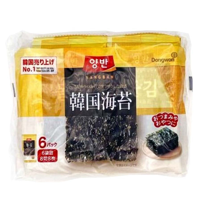 韓国海苔 8切8枚入6パック 全形6枚分